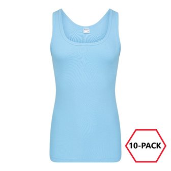 10-Pack Heren singlets M3000 Bleu