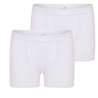 2 pack jongens boxershort Beeren Young Wit